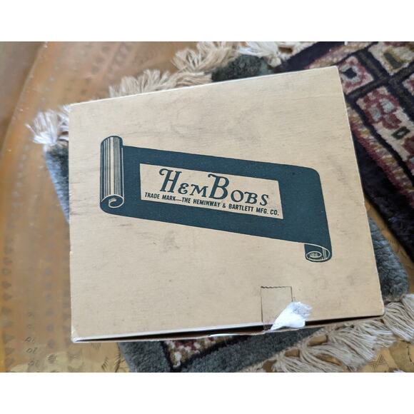 Nylon Sewing Thread Bobbins, Vintage Hem Bobs 1 Gross Black+ 1/3 Box Of Beige - Picture 3 of 9